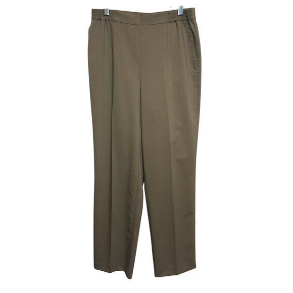 Koret Pants - Koret Brown Pull On Elastic Waist Polyester Dress Pants Women’s Size 8